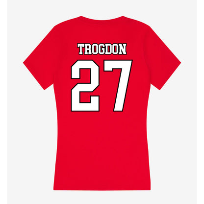 Youngstown State - NCAA Baseball : Brayden Trogdon - Women's V-Neck T-Shirt-1