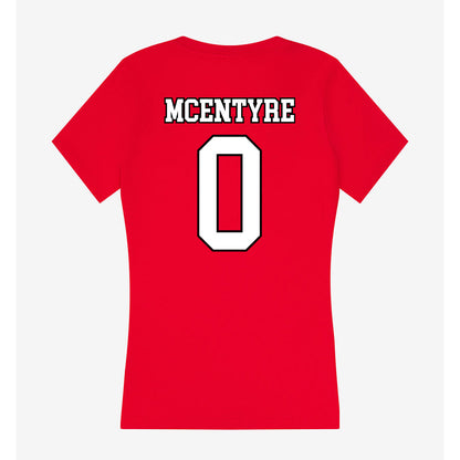 Youngstown State - NCAA Men's Track & Field : Jake McEntyre - Women's V-Neck T-Shirt-1