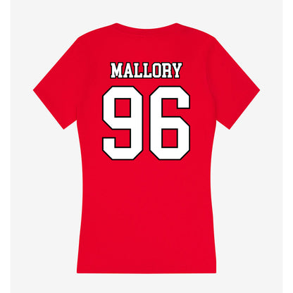 Youngstown State - NCAA Football : Cameron Mallory - Women's V-Neck T-Shirt-1