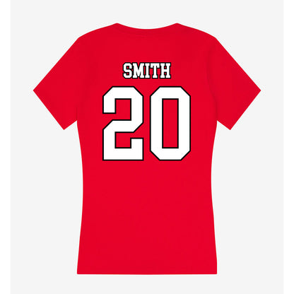 Youngstown State - NCAA Baseball : Cole Smith - Women's V-Neck T-Shirt-1