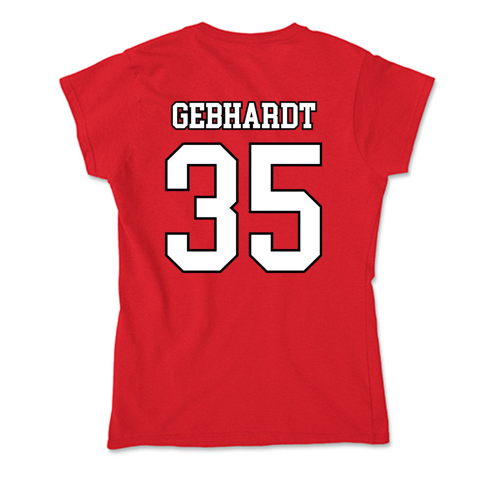Youngstown State - NCAA Baseball : Braden Gebhardt - Soft Style Women’s T-Shirt-1