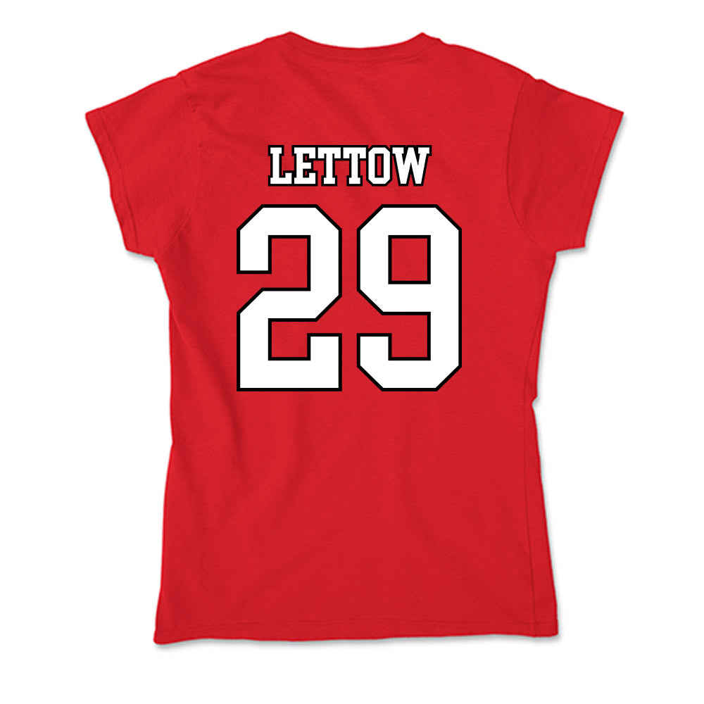 Youngstown State - NCAA Baseball : Dillon Lettow - Soft Style Women’s T-Shirt-1