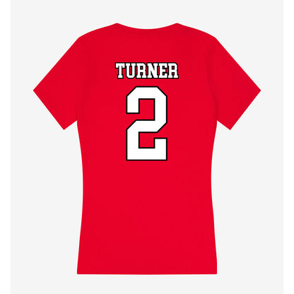 Youngstown State - NCAA Softball : Tai Turner - Women's V-Neck T-Shirt-1