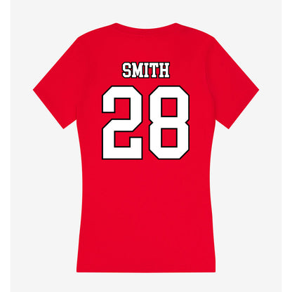 Youngstown State - NCAA Baseball : Austin Smith - Women's V-Neck T-Shirt-1