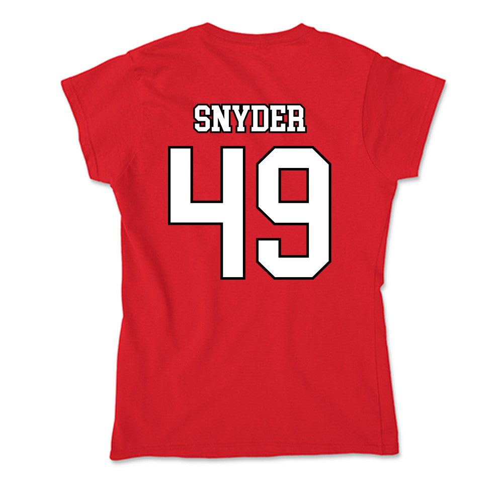 Youngstown State - NCAA Football : AJ Snyder - Soft Style Women’s T-Shirt-1