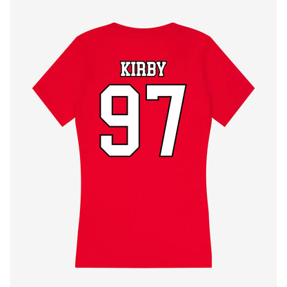 Youngstown State - NCAA Football : Dshawn Kirby - Women's V-Neck T-Shirt-1