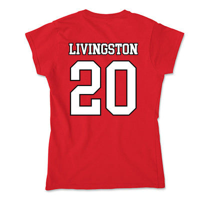 Youngstown State - NCAA Men's Basketball : Jamar Livingston - Soft Style Women’s T-Shirt-1
