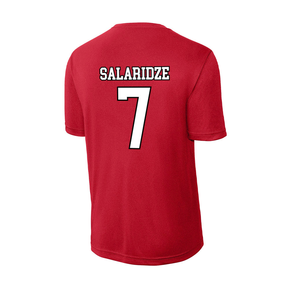 Youngstown State - NCAA Men's Basketball : Vladimer Salaridze - Activewear T-Shirt-1