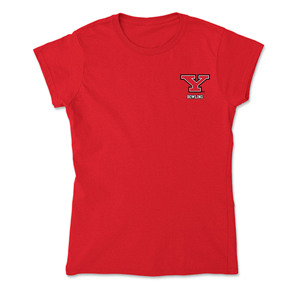 Youngstown State - NCAA Women's Bowling : Kara Beissel - Soft Style Women’s T-Shirt-0