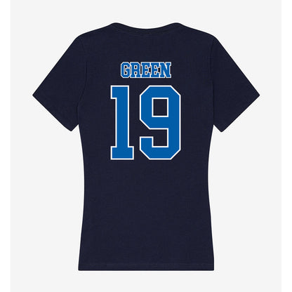 New Orleans - NCAA Baseball : Myles Green - Women's V-Neck T-Shirt-1