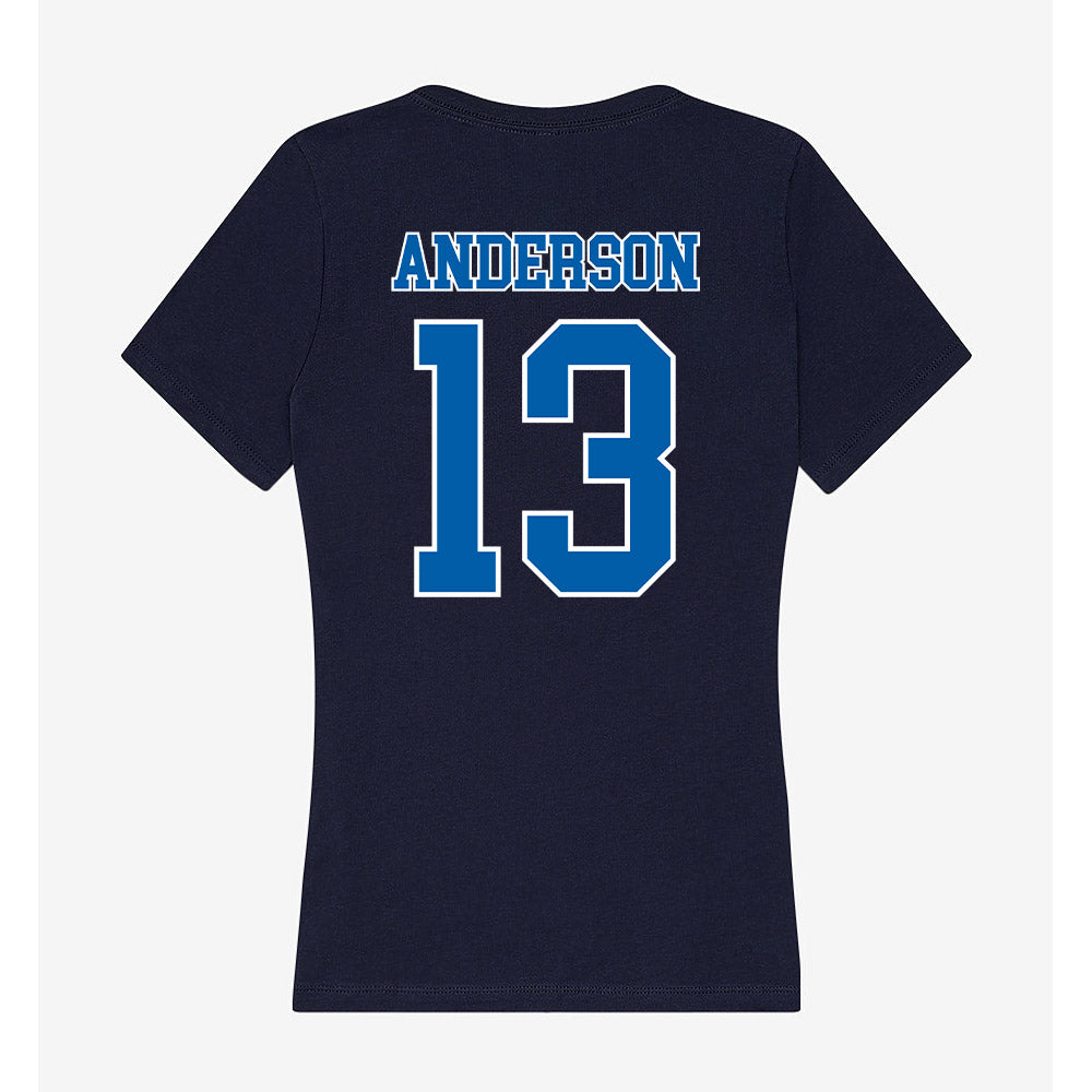 New Orleans - NCAA Women's Volleyball : Ania Anderson - Women's V-Neck T-Shirt-1