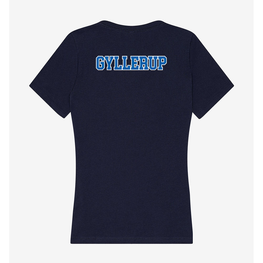 New Orleans - NCAA Men's Tennis : Marius Gyllerup - Women's V-Neck T-Shirt-1
