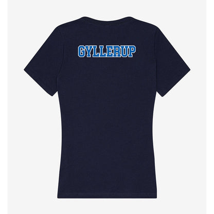 New Orleans - NCAA Men's Tennis : Marius Gyllerup - Women's V-Neck T-Shirt-1