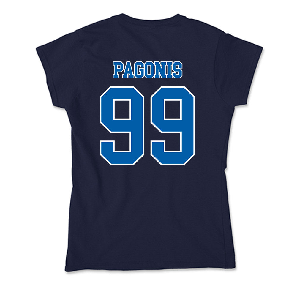 New Orleans - NCAA Men's Basketball : Panagiotis Pagonis - Soft Style Women’s T-Shirt-1
