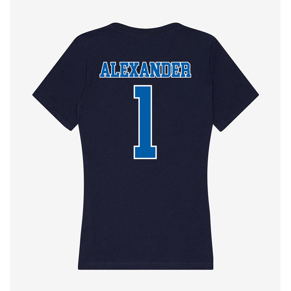New Orleans - NCAA Beach Volleyball : Lucianna Alexander - Women's V-Neck T-Shirt-1