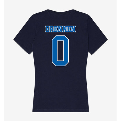 New Orleans - NCAA Women's Basketball : Hailee Brennen - Women's V-Neck T-Shirt-1