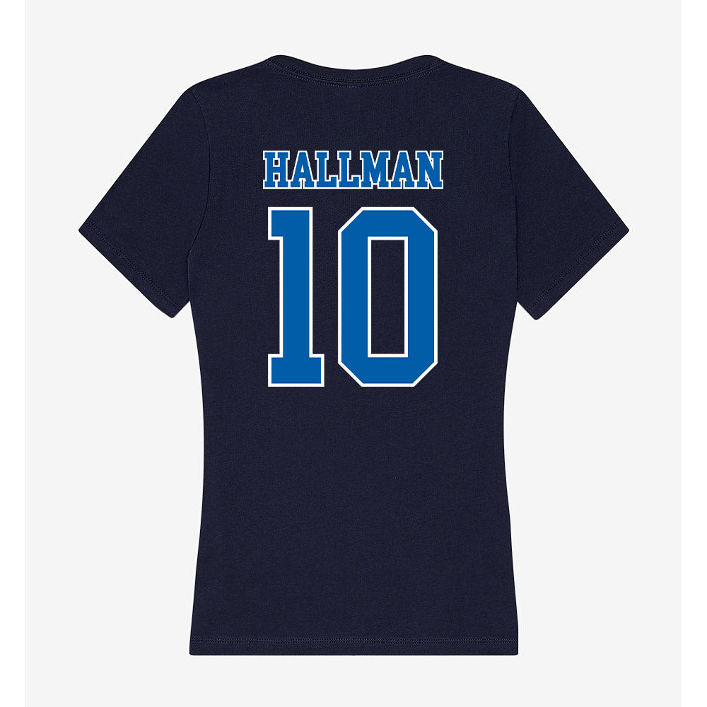 New Orleans - NCAA Women's Volleyball : Rylie Hallman - Women's V-Neck T-Shirt-1