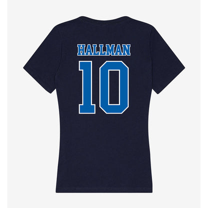 New Orleans - NCAA Women's Volleyball : Rylie Hallman - Women's V-Neck T-Shirt-1