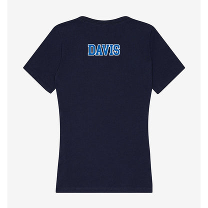 New Orleans - NCAA Women's Track & Field : Christina Davis - Women's V-Neck T-Shirt-1