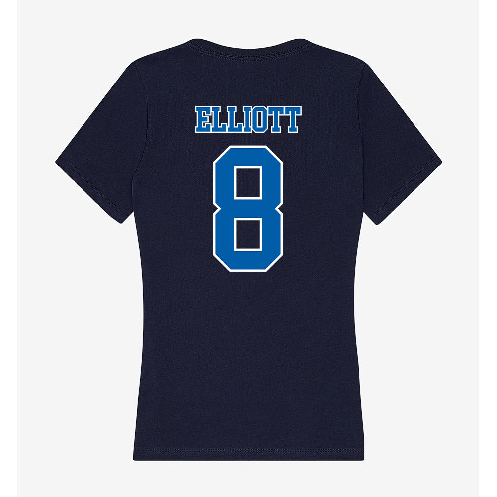 New Orleans - NCAA Beach Volleyball : Sadie Elliott - Women's V-Neck T-Shirt-1