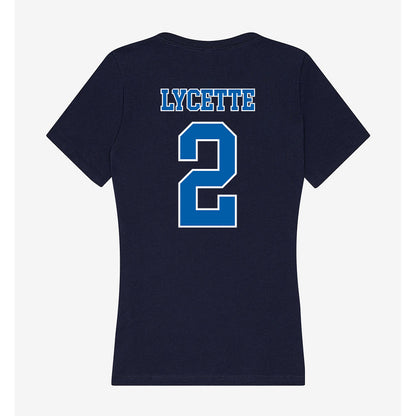 New Orleans - NCAA Baseball : Luke Lycette - Women's V-Neck T-Shirt-1