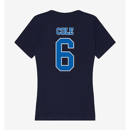 New Orleans - NCAA Women's Volleyball : Peyton Cole - Women's V-Neck T-Shirt-1