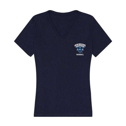 New Orleans - NCAA Baseball : Dathan Cummings - Women's V-Neck T-Shirt-0