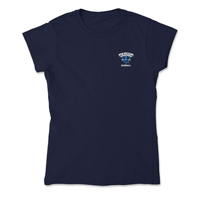 New Orleans - NCAA Baseball : Miles Curley - Soft Style Women’s T-Shirt-0