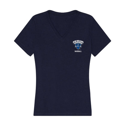 New Orleans - NCAA Baseball : Jayden Adcox - Women's V-Neck T-Shirt-0