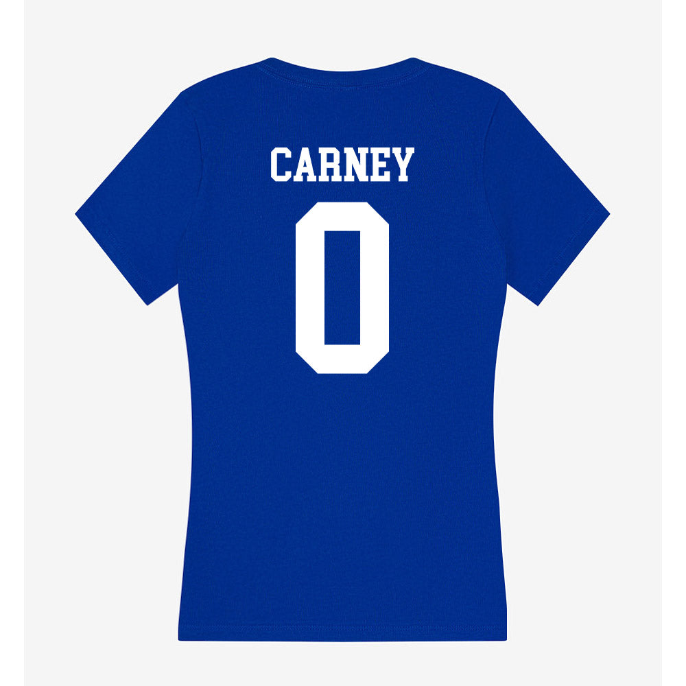Texas A&M Corpus Christi - NCAA Women's Basketball : Naiya Carney - Women's V-Neck T-Shirt-1