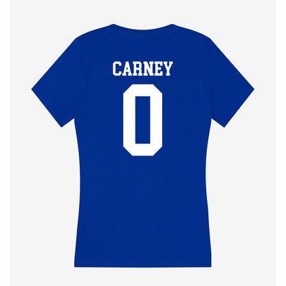 Texas A&M Corpus Christi - NCAA Women's Basketball : Naiya Carney - Women's V-Neck T-Shirt-1