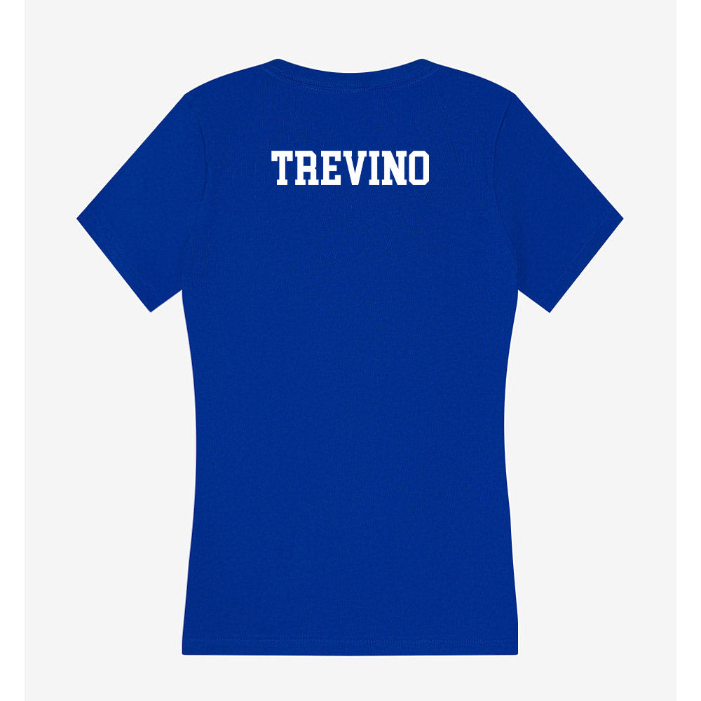 Texas A&M Corpus Christi - NCAA Men's Track & Field : Jacob Trevino - Women's V-Neck T-Shirt-1