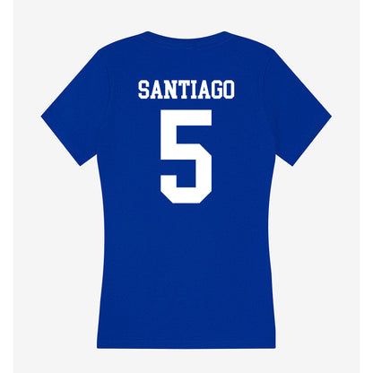 Texas A&M Corpus Christi - NCAA Softball : Kayla Santiago - Women's V-Neck T-Shirt-1