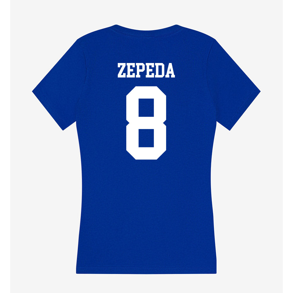 Texas A&M Corpus Christi - NCAA Softball : Jada Zepeda - Women's V-Neck T-Shirt-1