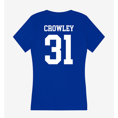 Texas A&M Corpus Christi - NCAA Baseball : Nicho Crowley - Women's V-Neck T-Shirt-1