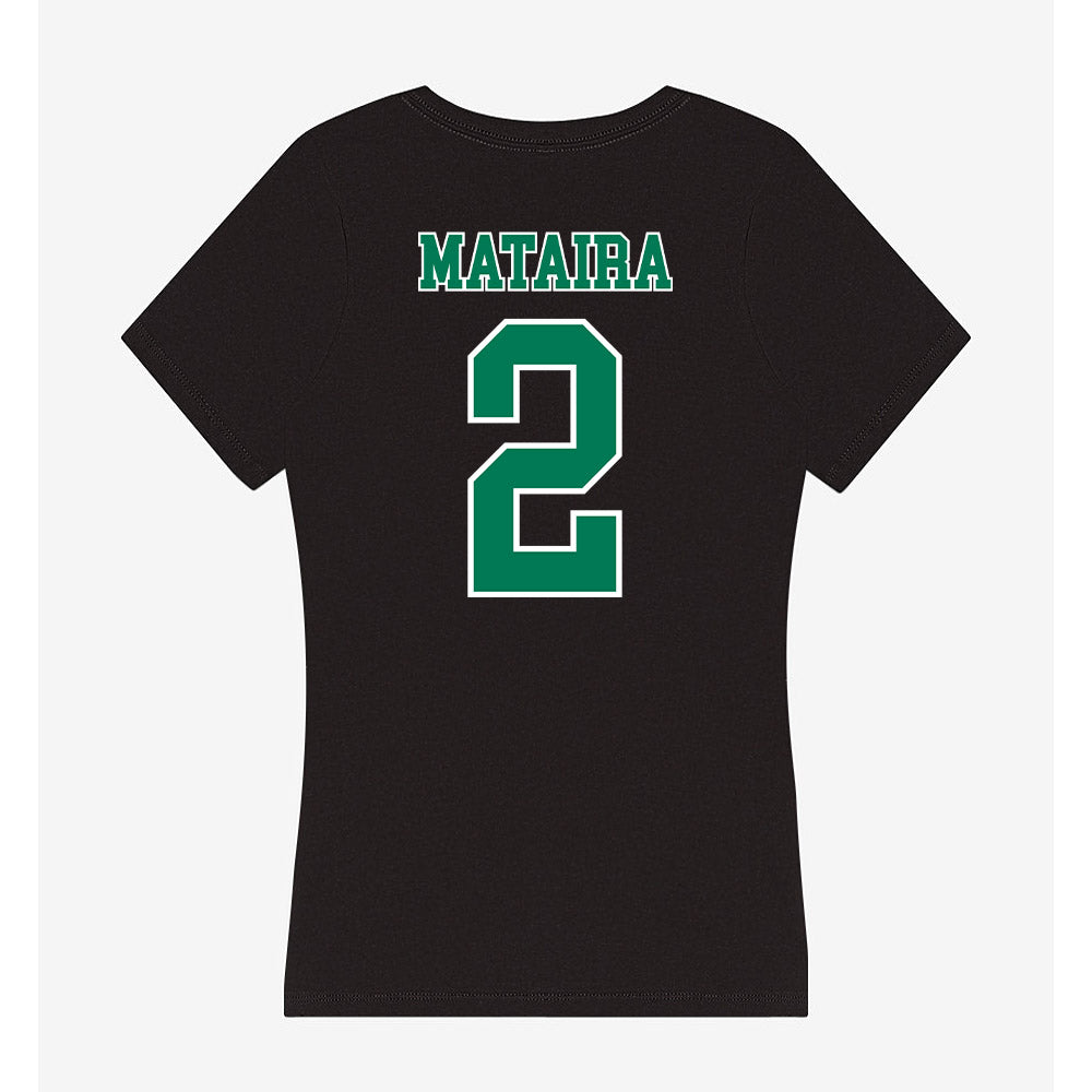 Norfolk State - NCAA Women's Volleyball : Jasmine Mataira - Women's V-Neck T-Shirt-1