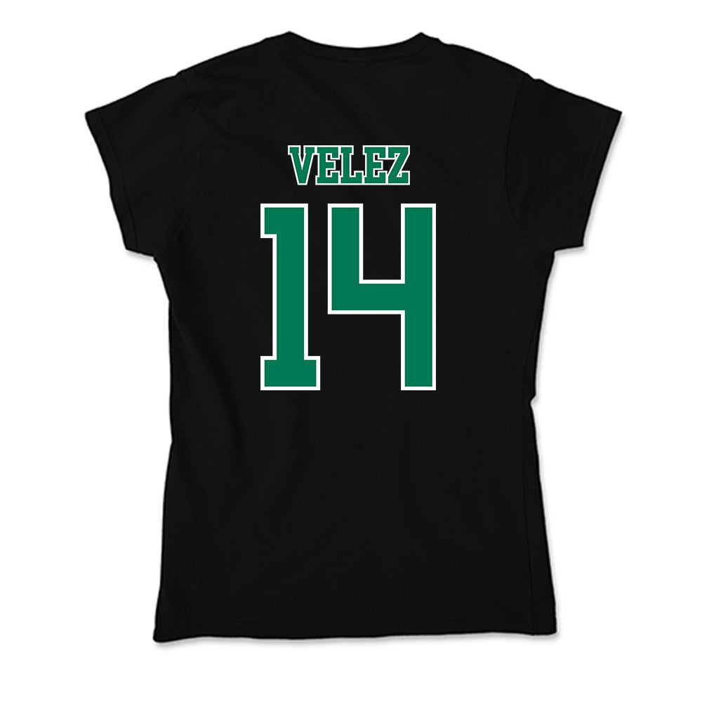 Norfolk State - NCAA Baseball : Christian Velez - Soft Style Women’s T-Shirt-1