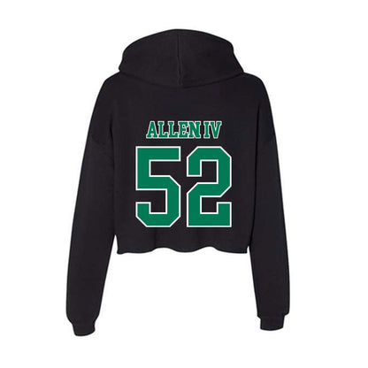Norfolk State - NCAA Football : Eugene Allen IV - Women's Crop Fleece Hooded Sweatshirt-1