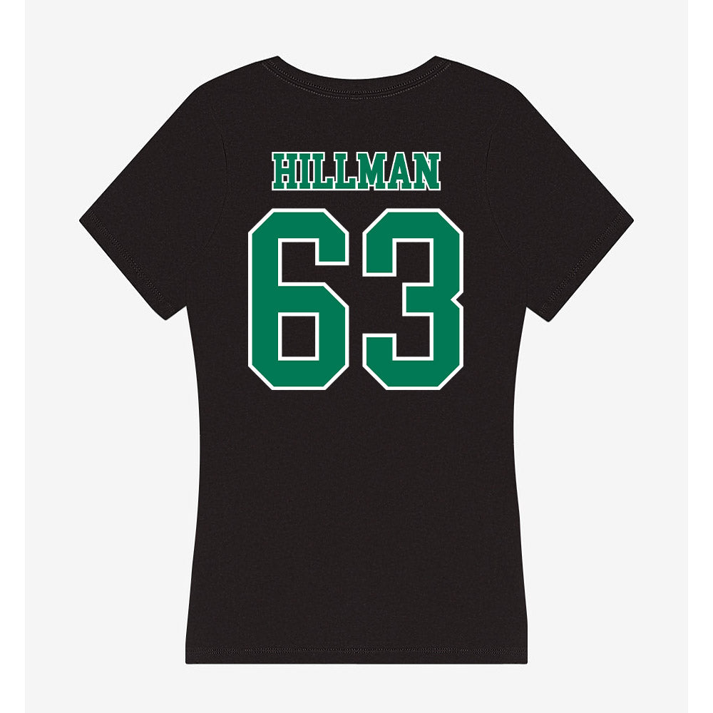 Norfolk State - NCAA Football : Jaylen Hillman - Women's V-Neck T-Shirt-1