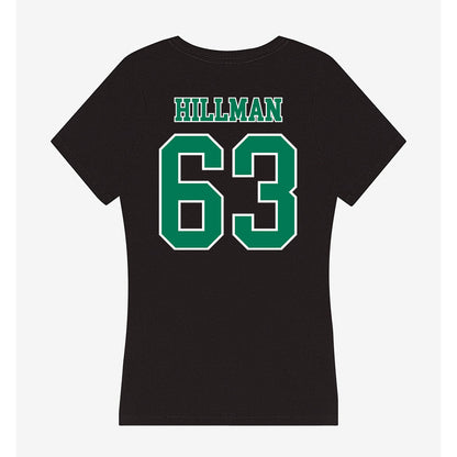 Norfolk State - NCAA Football : Jaylen Hillman - Women's V-Neck T-Shirt-1
