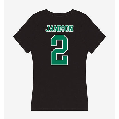 Norfolk State - NCAA Men's Basketball : Elijah Jamison - Women's V-Neck T-Shirt-1