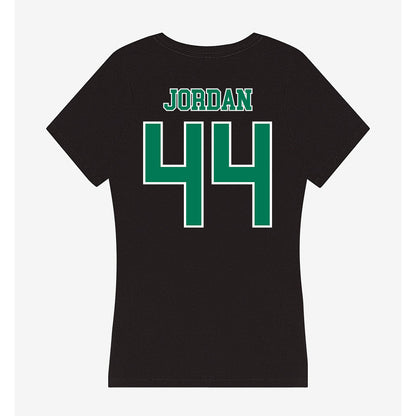 Norfolk State - NCAA Football : Devin Jordan - Women's V-Neck T-Shirt-1