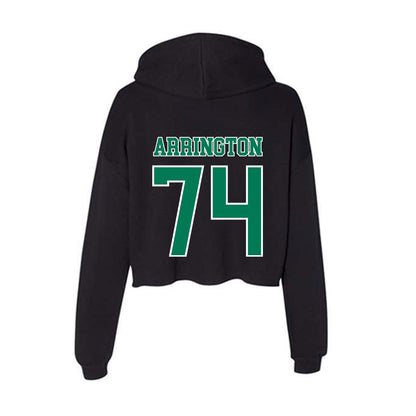 Norfolk State - NCAA Football : Keyonte Arrington - Women's Crop Fleece Hooded Sweatshirt-1