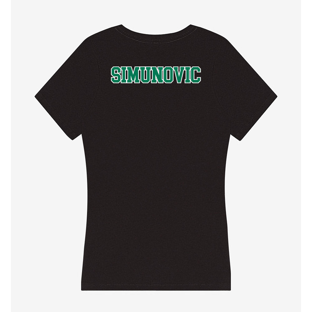 Norfolk State - NCAA Men's Tennis : Dominik Simunovic - Women's V-Neck T-Shirt-1