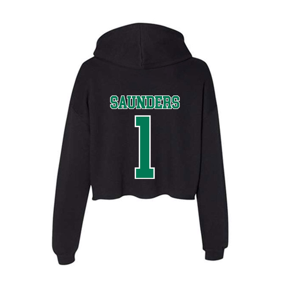 Norfolk State - NCAA Football : Jordan Saunders - Women's Crop Fleece Hoodie-1
