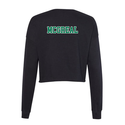 Norfolk State - NCAA Men's Track & Field : Xavier Mcgreal - Women's Cropped Crew Fleece-1