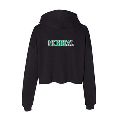 Norfolk State - NCAA Men's Track & Field : Xavier Mcgreal - Women's Crop Fleece Hoodie-1
