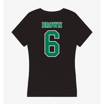 Norfolk State - NCAA Football : Jihad Brown - Women's V-Neck T-Shirt-1