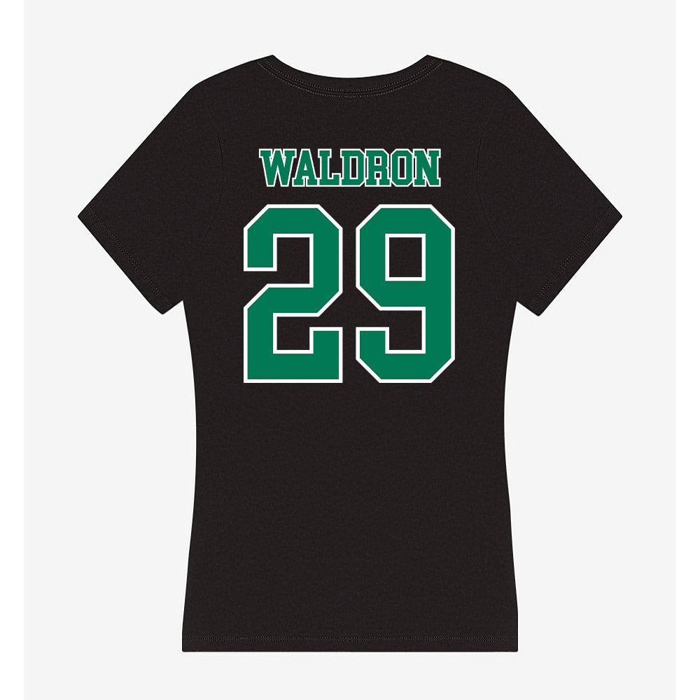 Norfolk State - NCAA Football : Javier Waldron - Women's V-Neck T-Shirt-1