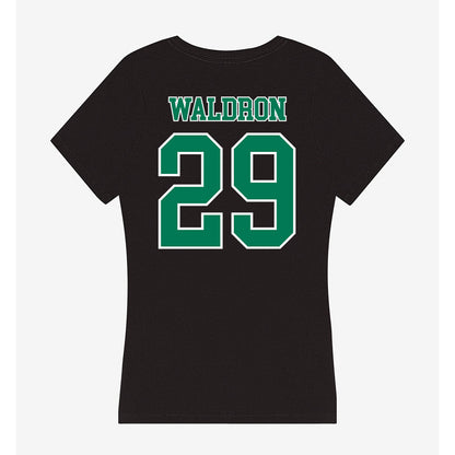 Norfolk State - NCAA Football : Javier Waldron - Women's V-Neck T-Shirt-1
